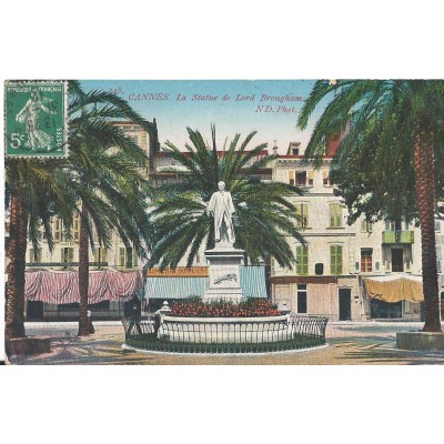 Cannes - La Statue de Lord Brougham
